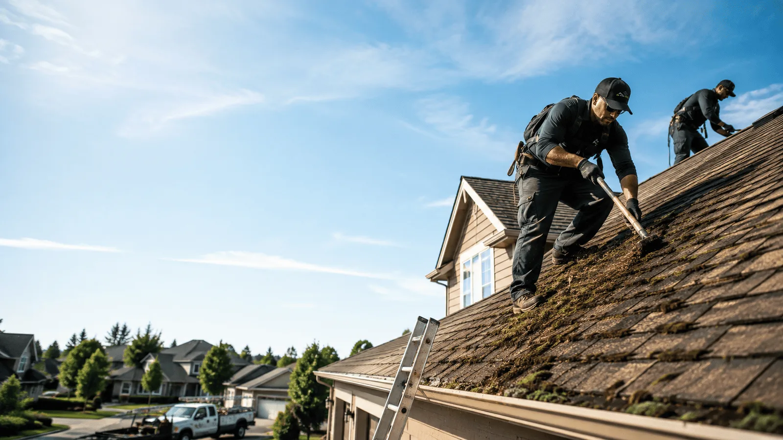 Roof Moss Removal in Minster, OH near me